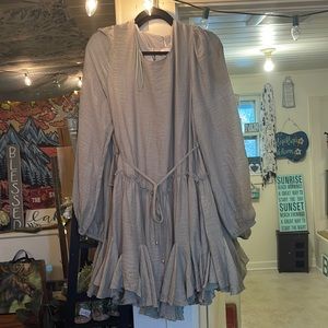 BlueIvy green flowy dress